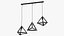 Pendant Lights Pack of Three Black