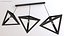 Pendant Lights Pack of Three Black