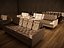 Juego de muebles modernos Low-Poly 02