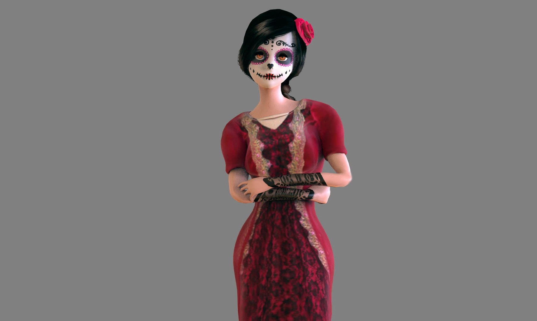 3D catrina cartoon https://p.turbosquid.com/ts-thumb/gJ/P2cZBF/rlttSxY1/frame/jpg/1556118769/1920x1080/fit_q87/2c819e560fc5927b34cd0092171105e599482300/frame.jpg