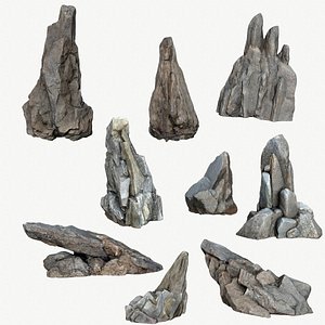 3D River Stone