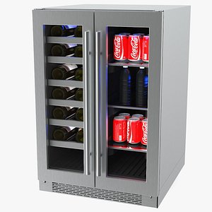 Wine Coolers Set Wine Cola Water model