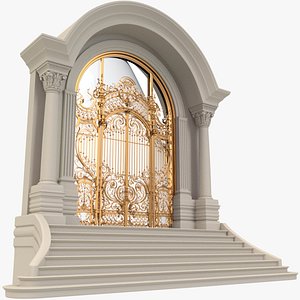 3D Entrance X2 model