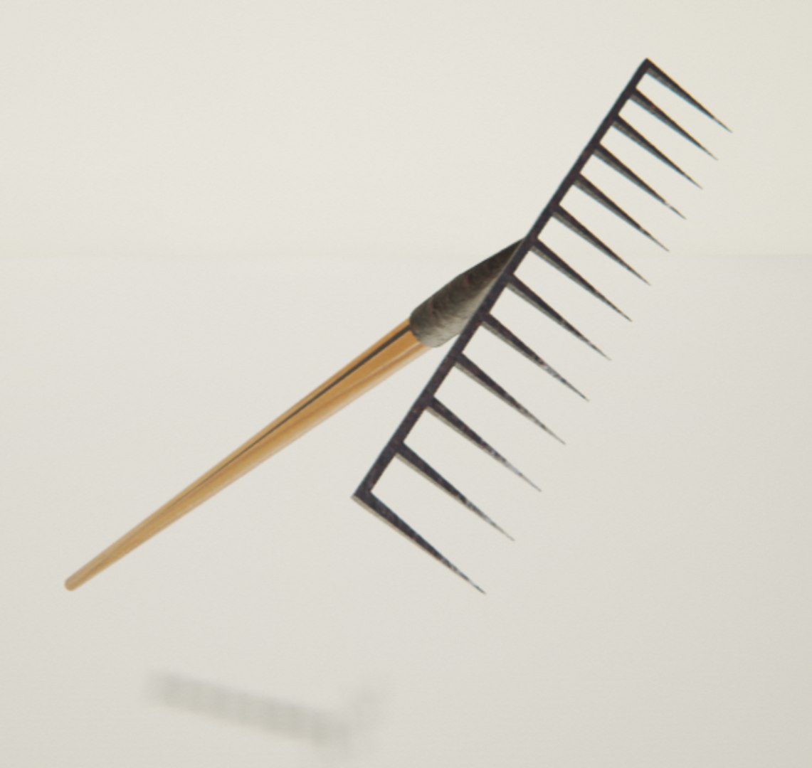 garden rake 3d max