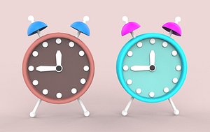 3D Alarm Clock 3D model model