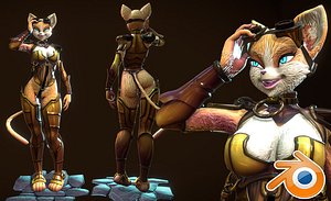 steampunk nsfw 3D model