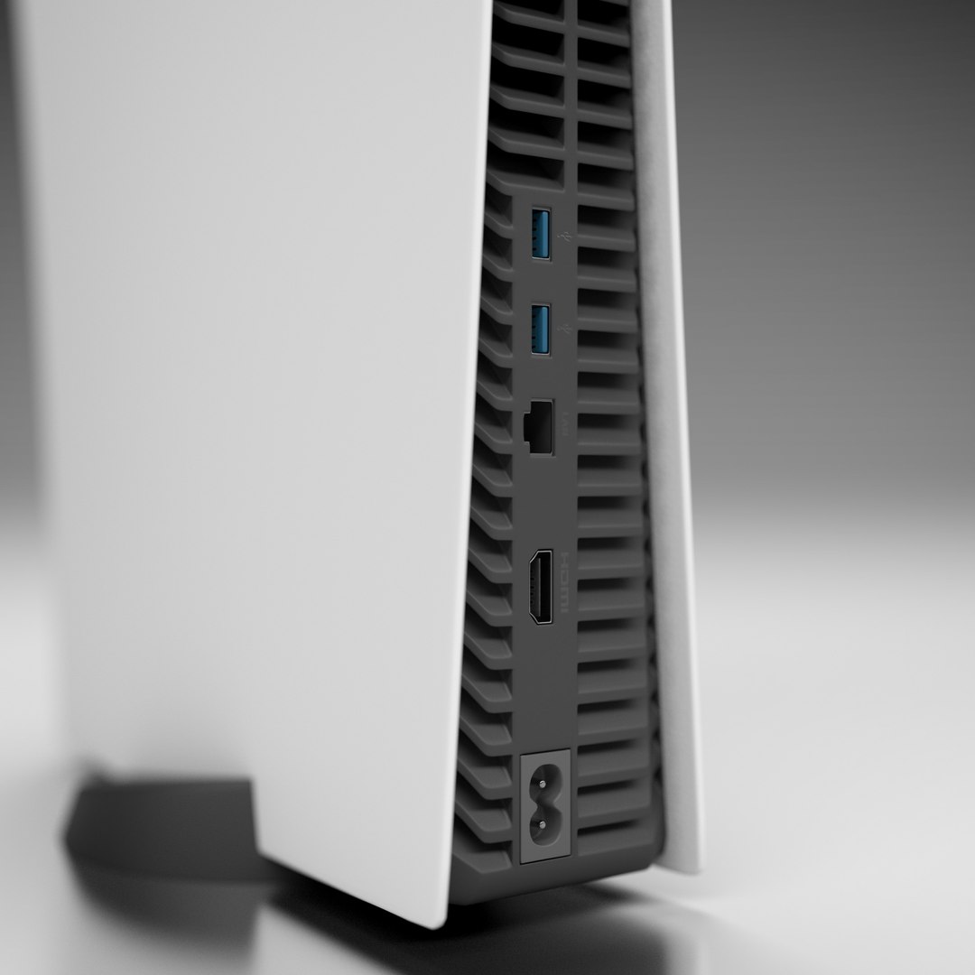 PS5 Digital Edition 3D Model 3D TurboSquid 1850897