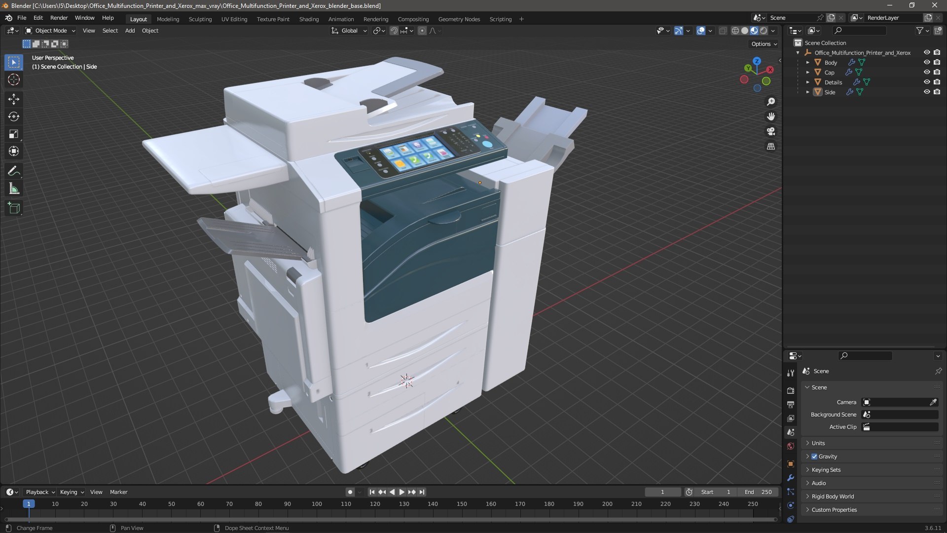 Office Multifunction Printer and Copier 3D model https://p.turbosquid.com/ts-thumb/gJ/t13KIs/Ie/office_multifunction_printer_and_xerox_1001/jpg/1733092952/1920x1080/fit_q87/0eaefedb7359886a388174f17fcb95f94a3e78f5/office_multifunction_printer_and_xerox_1001.jpg