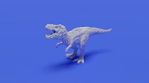 Voxel T-Rex 3D model