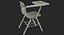 school desk chair 3D model