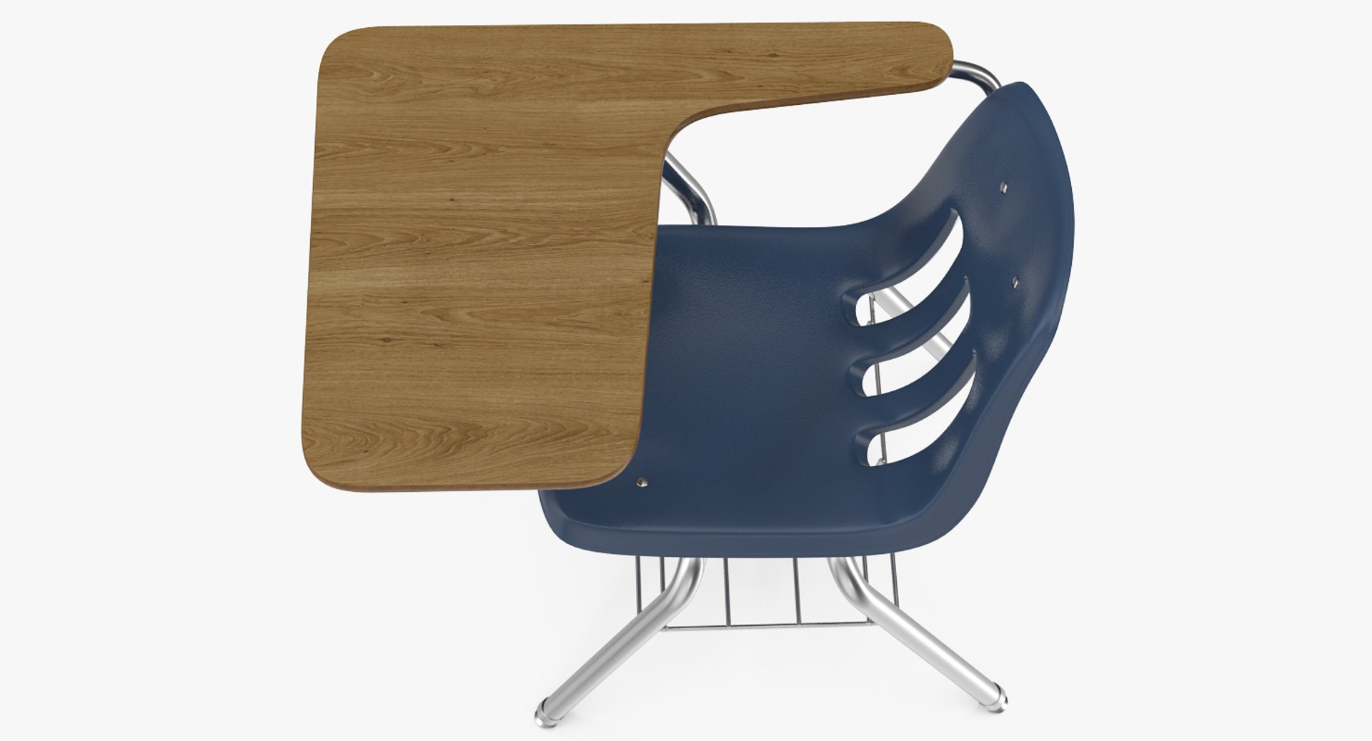 School Desk Chair 3D Model TurboSquid 1222969