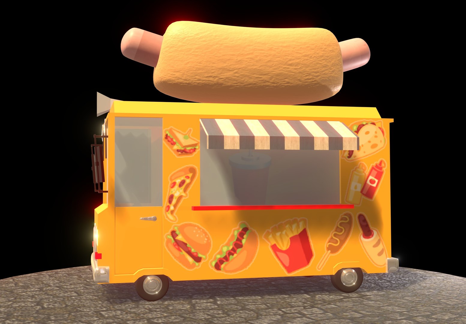 3D hot dog car model https://p.turbosquid.com/ts-thumb/gJ/wc00cd/6N9YftEo/7/jpg/1565700953/1920x1080/fit_q87/3838aee34bcbbea22b3dd247539e394394054669/7.jpg