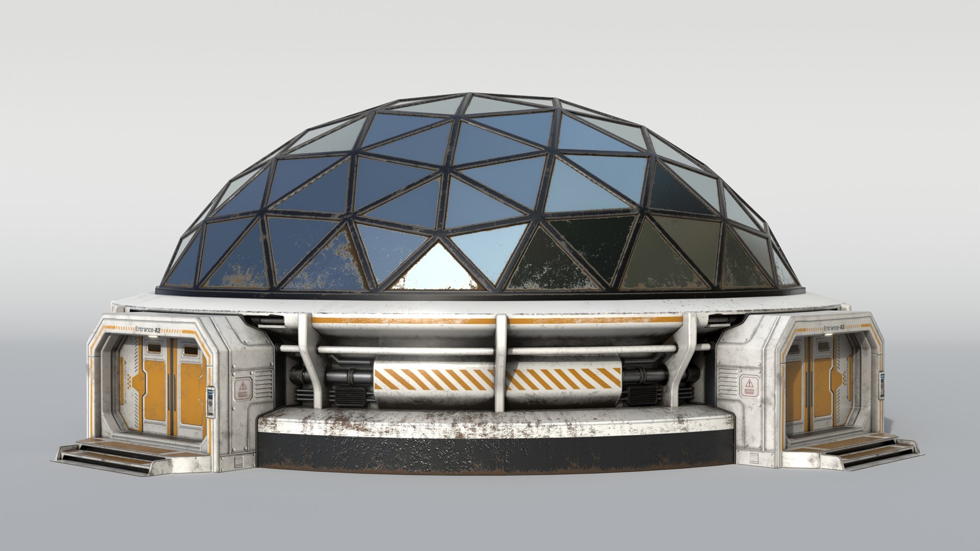 Sci-Fi Buildings Domes Type PBR 4K 3D model https://p.turbosquid.com/ts-thumb/gJ/xcMmeQ/De/render_2/jpg/1777043859/1920x1080/fit_q87/6c8c6c01c34d0fd4c99064bfdc074ba56a60c479/render_2.jpg
