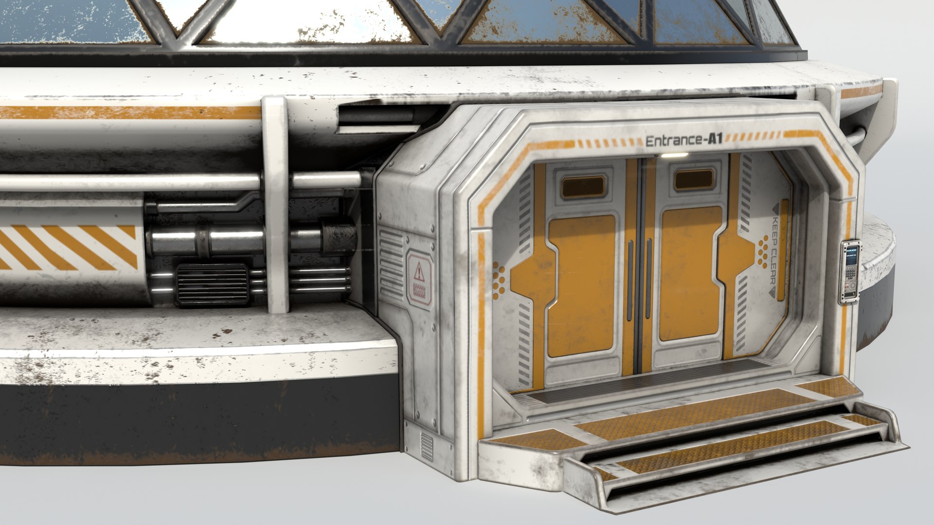 Sci-Fi Buildings Domes Type PBR 4K 3D model https://p.turbosquid.com/ts-thumb/gJ/xcMmeQ/Q9/render_8/jpg/1777043938/1920x1080/fit_q87/f2bf98f8edb220a7fddb30f7ed896dd6908d3edf/render_8.jpg