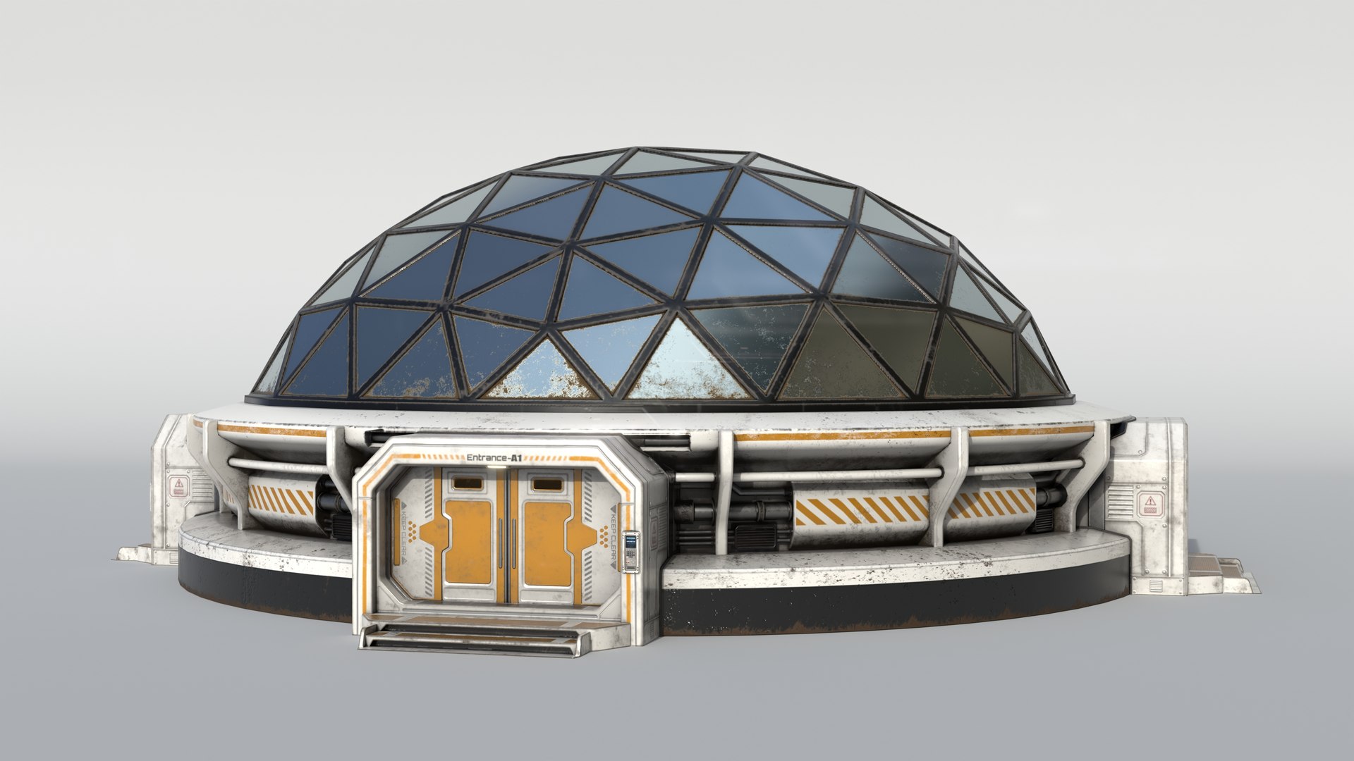 Sci-Fi Buildings Domes Type PBR 4K 3D model https://p.turbosquid.com/ts-thumb/gJ/xcMmeQ/QE/render_1/jpg/1777043866/1920x1080/fit_q87/cab1e78cd7aaabc0d8cf8ec6d9019abb49c4de6e/render_1.jpg