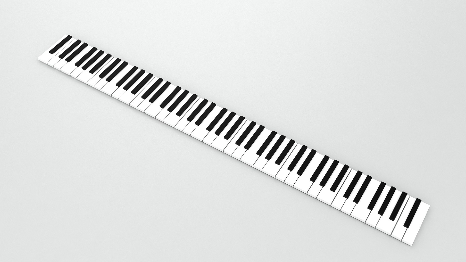 3D Piano Key Model - TurboSquid 2104850