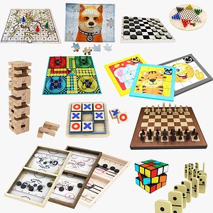 Kids 16 in 1 Board Game Collection