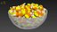 Tigela de vidro para doces de Halloween