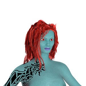 3d model of dark elf