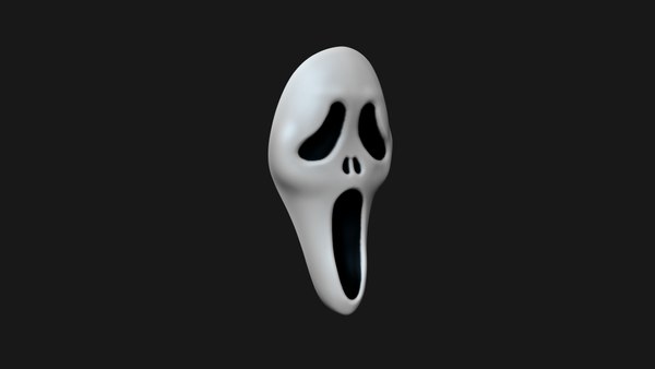 3D Model Halloween Masks Ghostface Scream - TurboSquid 1618386