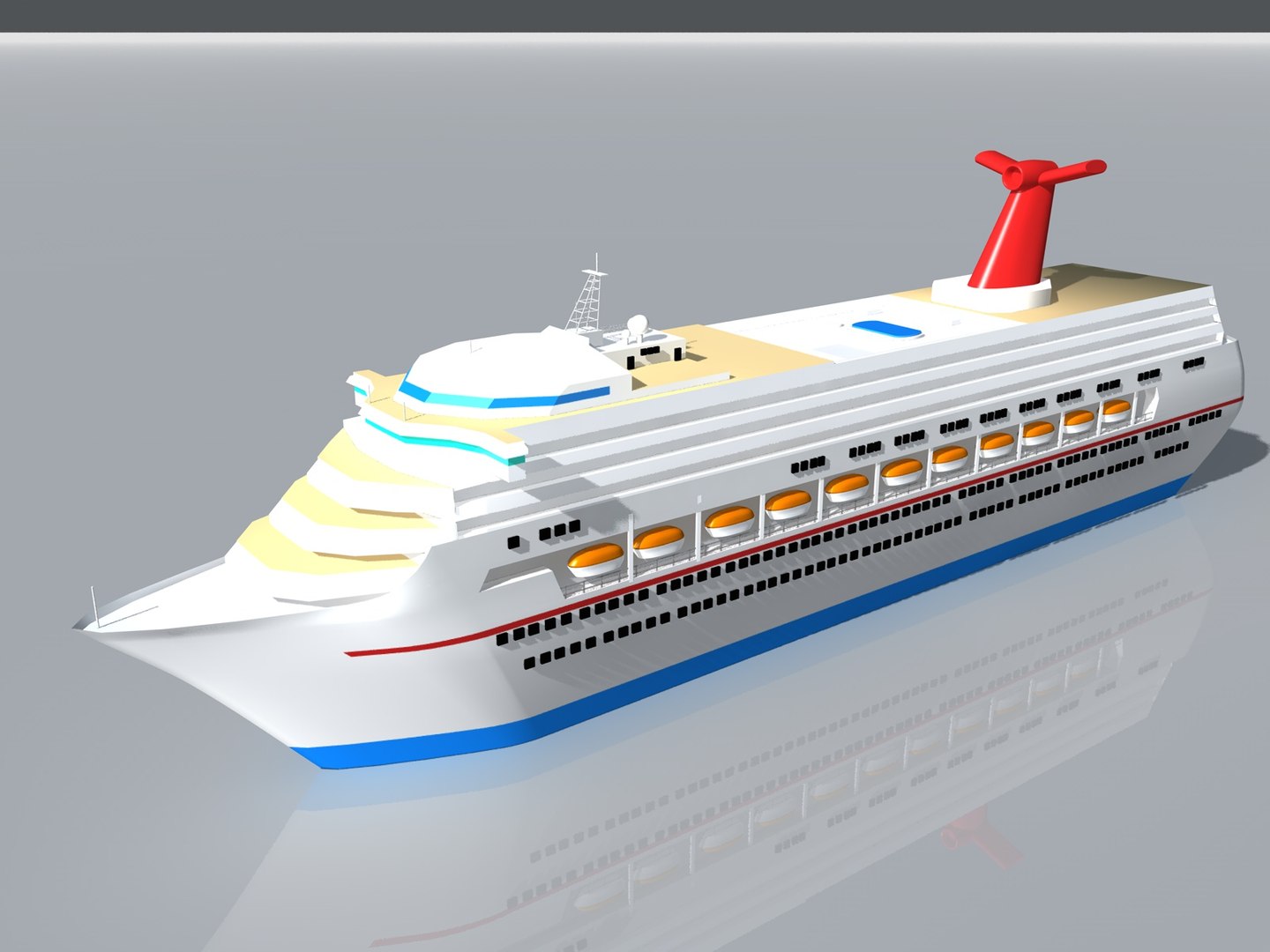 3d Model Cruise Ship