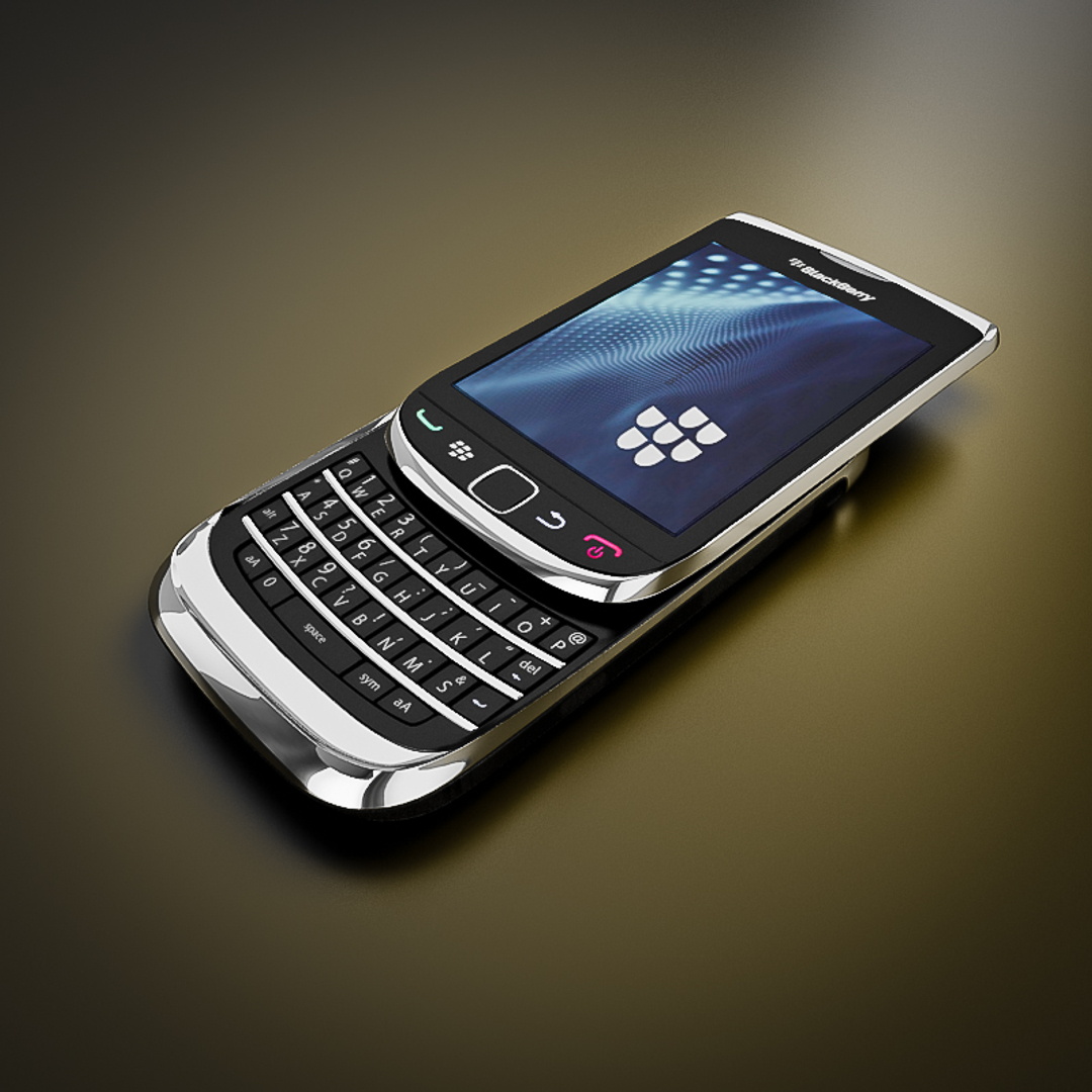 new blackberry 9800 torch 3d model