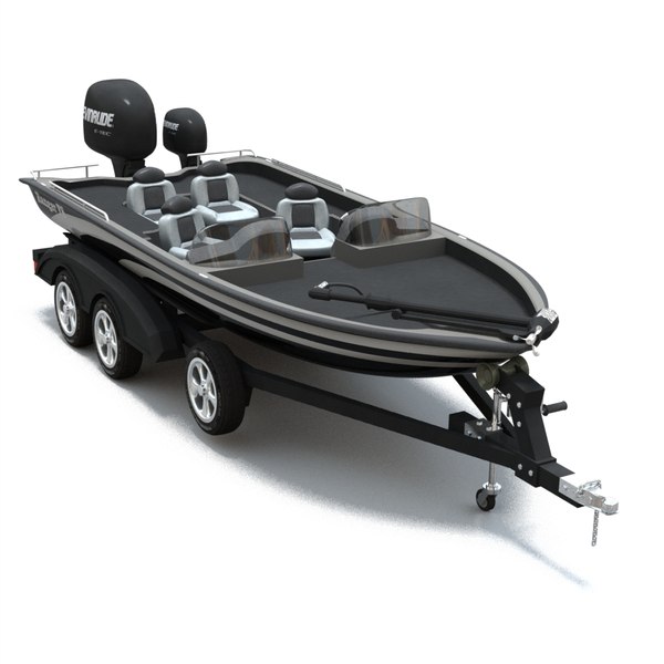 3d Model Bass Boat