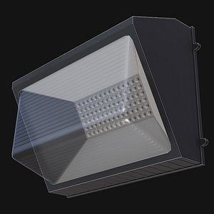 Floodlight Game Ready PBR 3D model