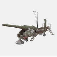 Artillery Battery Krupp Cannon