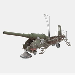 Artillery Battery Krupp Cannon