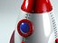 rocket v3 cartoon space model