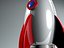 rocket v3 cartoon space model