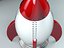 rocket v3 cartoon space model