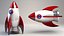 rocket v3 cartoon space model