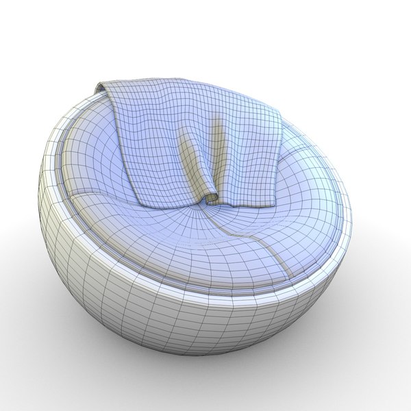 3d model sphere chair