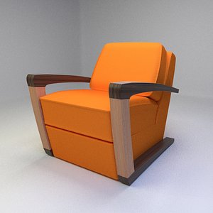kustom armchair 3d model