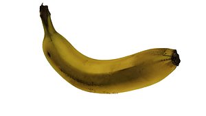 3D model banana scan