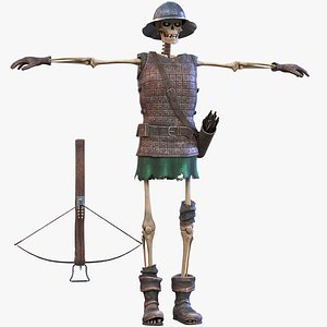 Skeleton Crossbowman 3D model