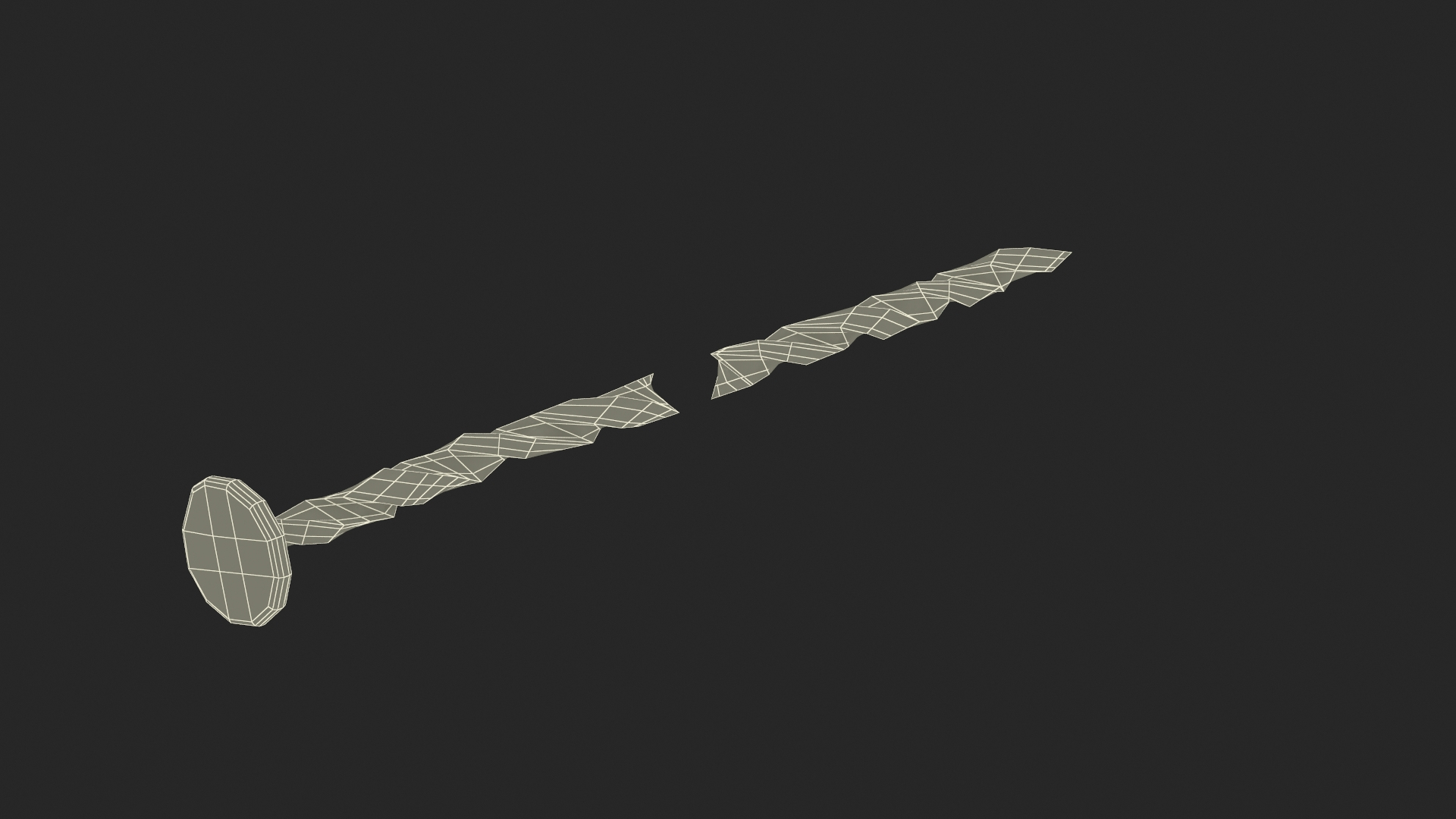 Spiral Shank Nails Old 3D Model TurboSquid 2060264