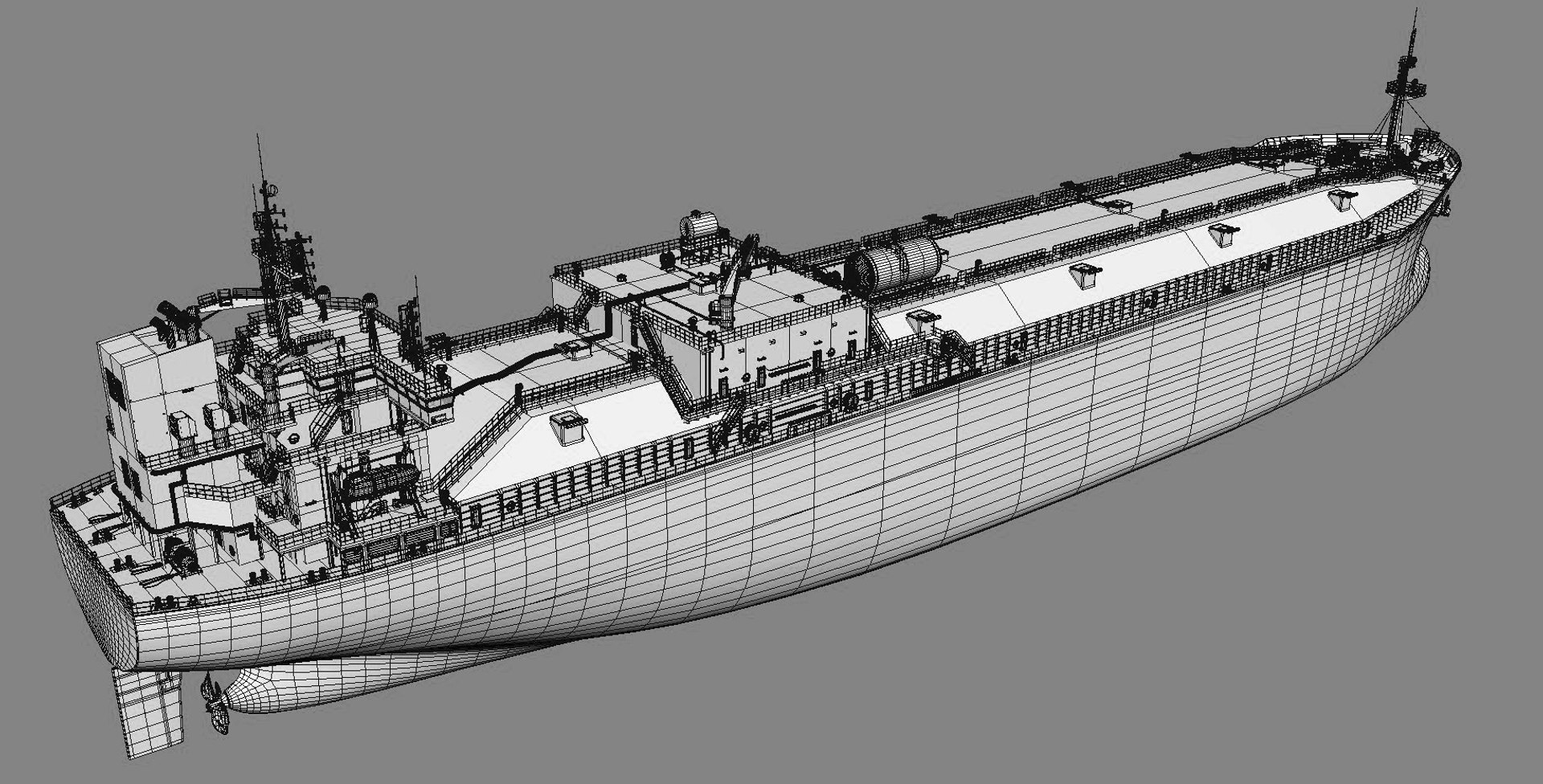 3D Vessel Tanker Model - TurboSquid 1632548