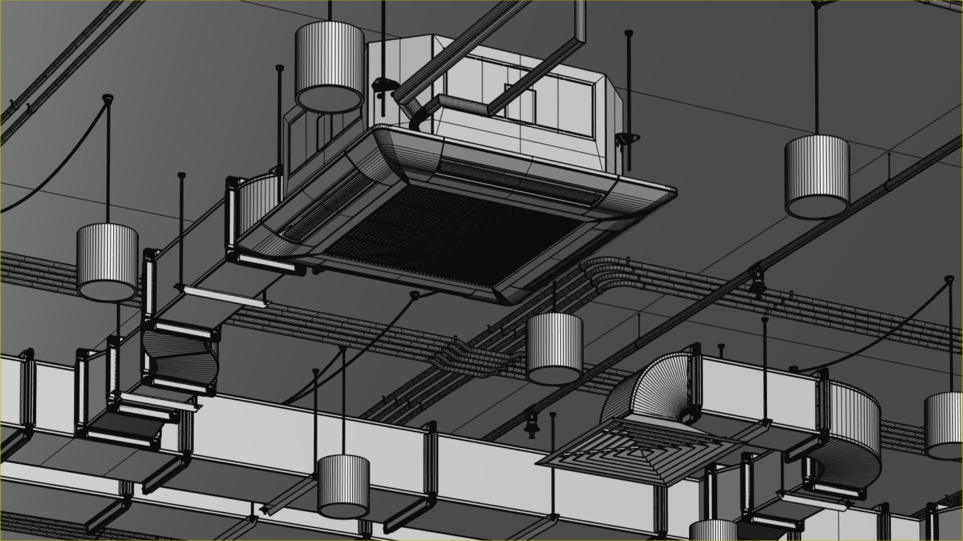 3D Model Ventilation Systemmax2014corona - TurboSquid 2186107