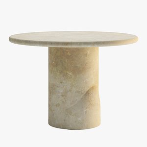 Round stone table