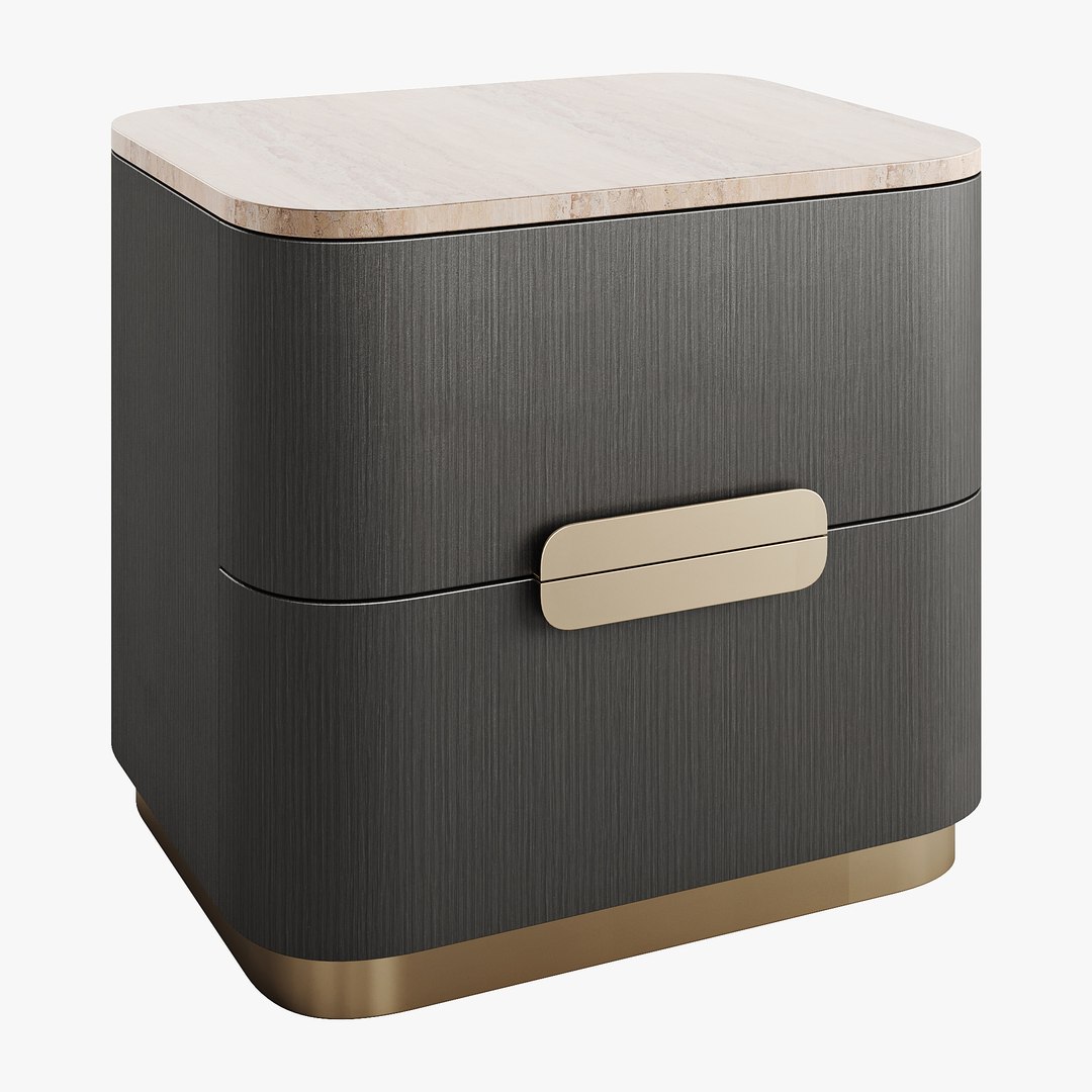 3D Model Bedside Table Toscana - TurboSquid 2336221