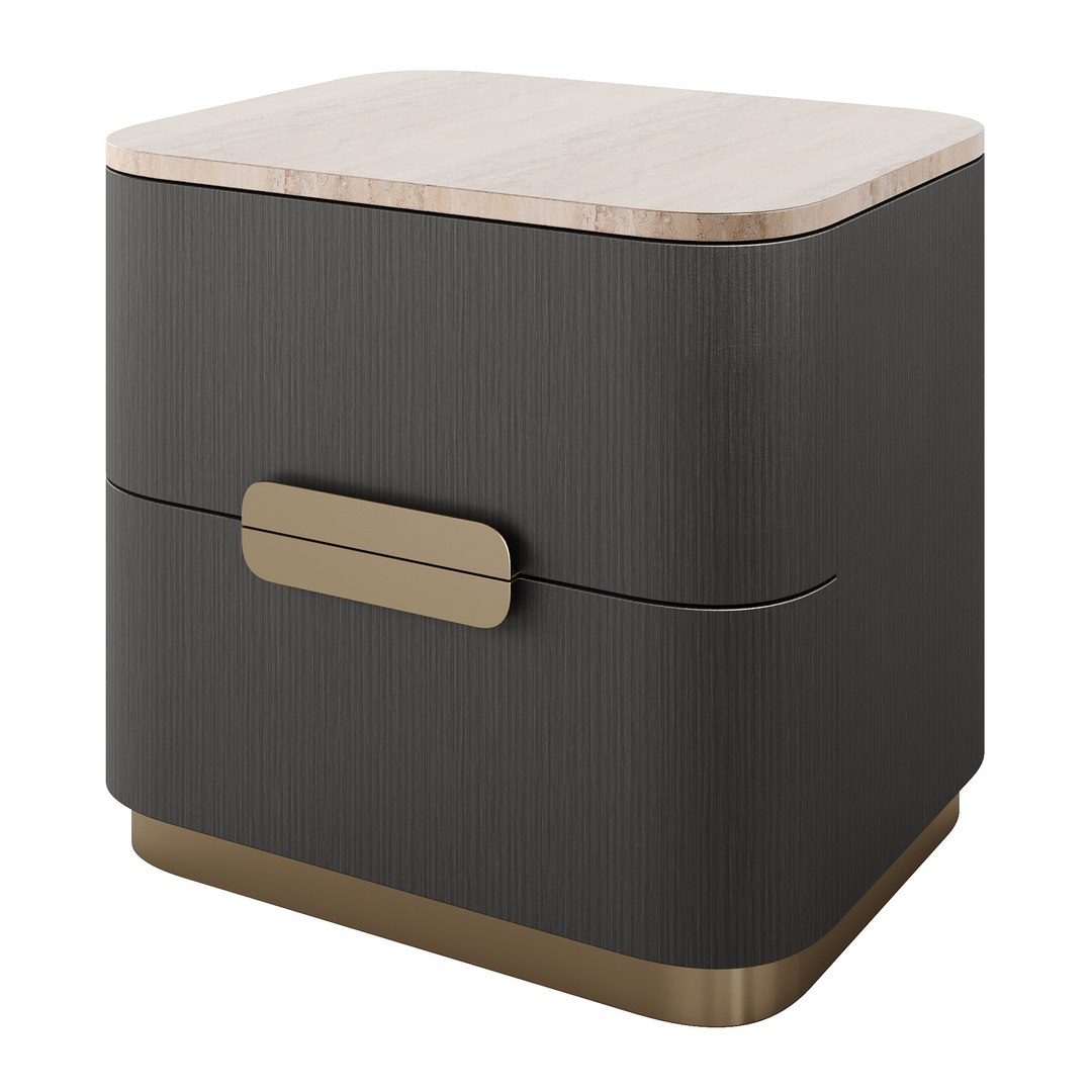 3D Model Bedside Table Toscana - TurboSquid 2336221