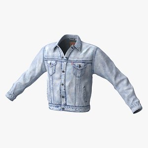 Jeans Jacket Levis for Men Buttoned-up