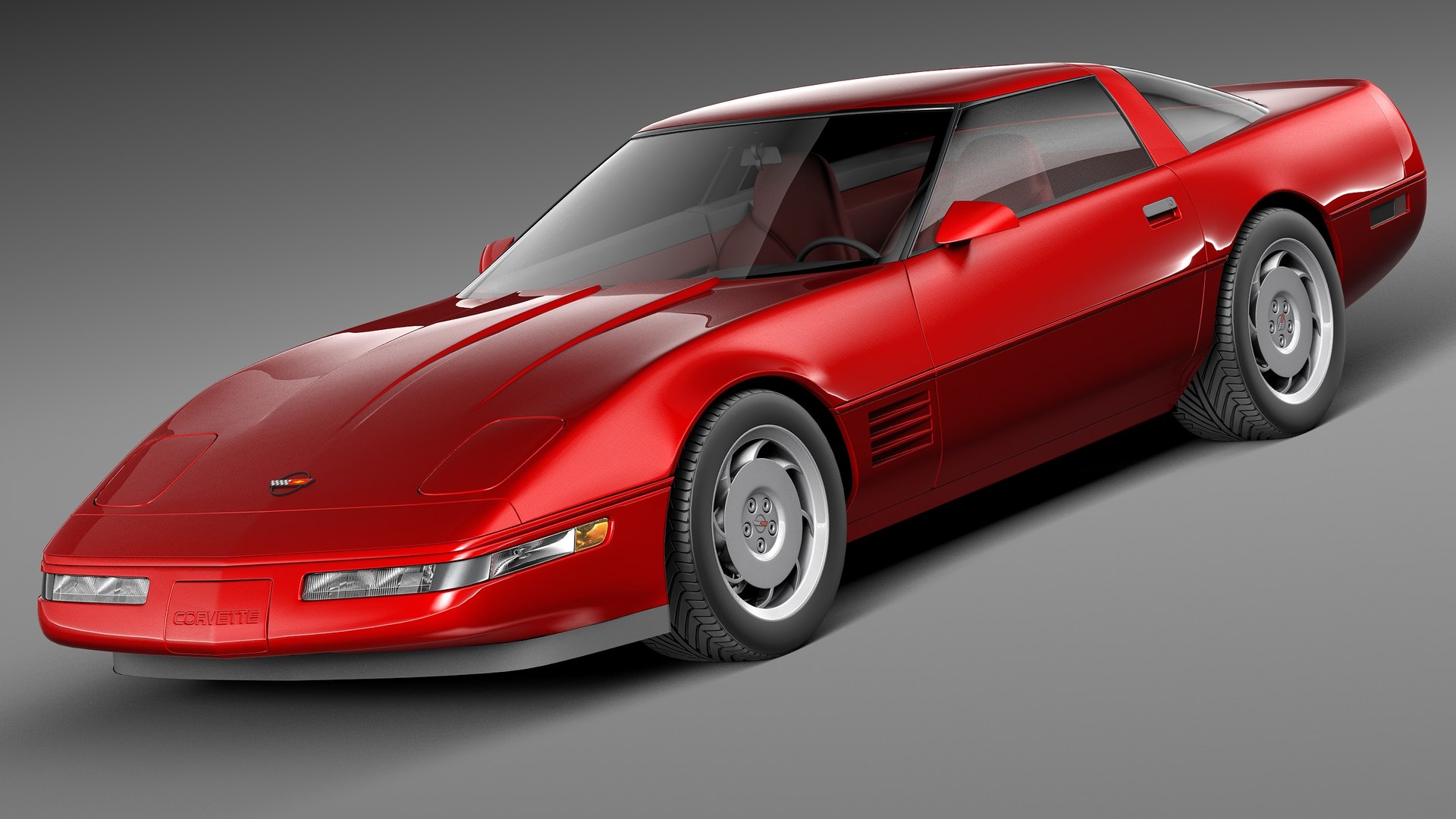 シボレーコルベットC4 ZR13Dモデル - TurboSquid 599422