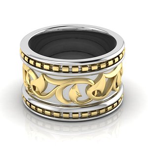 pinky ring ornaments 3D model