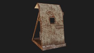 3D metal stand model