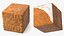 Collezione di croissant a cubo