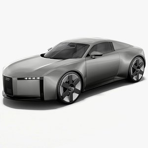 3D model Audi C Concept 2025 with interior